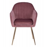 ΠΟΛΥΘΡΟΝΑΚΙ SAWYER ΒΕΛΟΥΔΟ ΣΑΠΙΟ ΜΗΛΟ ΜΕ ΧΡΥΣΑ ΠΟΔΙΑ HM8523.02 55Χ60Χ83Υ εκ.