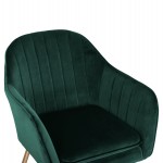 ΠΟΛΥΘΡΟΝΑΚΙ SAWYER ΒΕΛΟΥΔΟ ΚΥΠΑΡΙΣΣΙ ΜΕ ΧΡΥΣΑ ΠΟΔΙΑ HM8523.03 55Χ60Χ83Υ εκ.