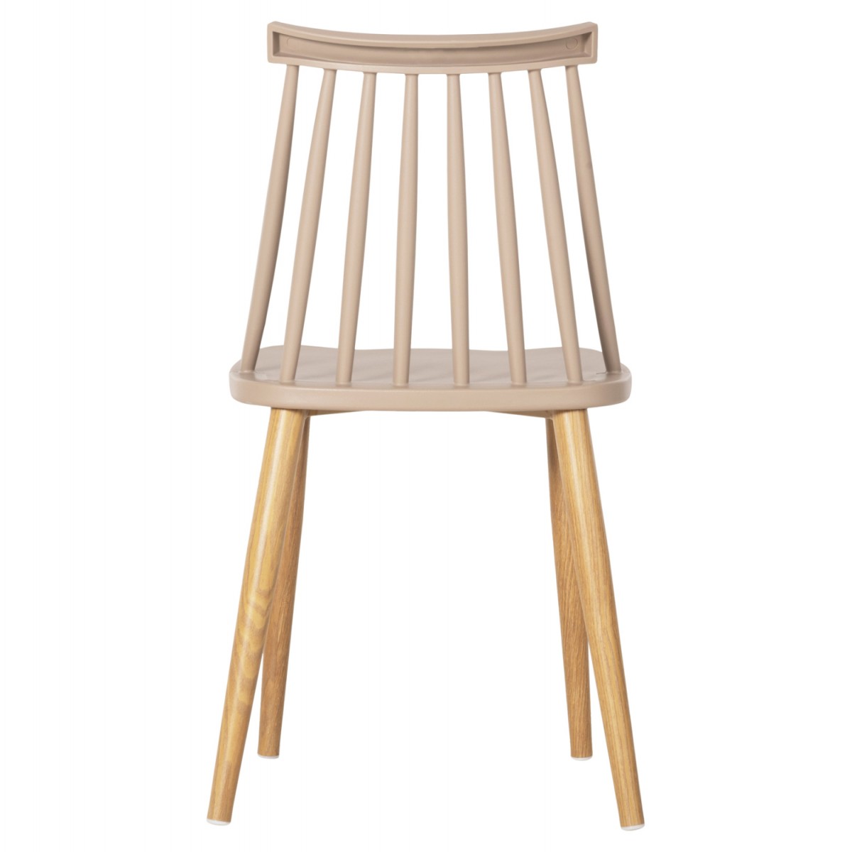 ΚΑΡΕΚΛΑ ΤΡΑΠΕΖΑΡΙΑΣ HM8052.25 VANESSA ΚΑΠΟΥΤΣΙΝΟ ΜΕ ΜΕΤΑΛΛΙΚΑ ΠΟΔΙΑ 42,5x44x81Υ εκ.