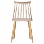 ΚΑΡΕΚΛΑ ΤΡΑΠΕΖΑΡΙΑΣ HM8052.25 VANESSA ΚΑΠΟΥΤΣΙΝΟ ΜΕ ΜΕΤΑΛΛΙΚΑ ΠΟΔΙΑ 42,5x44x81Υ εκ.