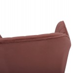 ΠΟΛΥΘΡΟΝΑΚΙ SAWYER ΒΕΛΟΥΔΟ ΣΑΠΙΟ ΜΗΛΟ ΜΕ ΜΑΥΡΑ ΠΟΔΙΑ HM8523.12 53x60x76Y εκ.