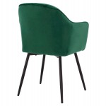 ΠΟΛΥΘΡΟΝΑΚΙ SAWYER ΒΕΛΟΥΔΟ ΚΥΠΑΡΙΣΣΙ ΜΕ ΜΑΥΡΑ ΠΟΔΙΑ HM8523.13 53Χ60Χ76Υ εκ.