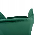 ΠΟΛΥΘΡΟΝΑΚΙ SAWYER ΒΕΛΟΥΔΟ ΚΥΠΑΡΙΣΣΙ ΜΕ ΜΑΥΡΑ ΠΟΔΙΑ HM8523.13 53Χ60Χ76Υ εκ.