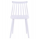 ΚΑΡΕΚΛΑ ΤΡΑΠΕΖΑΡΙΑΣ HM8052.11 VANESSA ΛΕΥΚΗ ΜΕ ΜΕΤΑΛΛΙΚΑ ΠΟΔΙΑ ΛΕΥΚΑ 43x46,5x82 εκ.