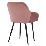 ΠΟΛΥΘΡΟΝΑ CHLOE ΜΕ ΣΑΠΙΟ ΜΗΛΟ ΒΕΛΟΥΔΟ & ΜΑΥΡΟ ΜΕΤΑΛΛΙΚΟ ΣΚΕΛΕΤΟ HM8724.02 57X61X84