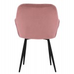 ΠΟΛΥΘΡΟΝΑ CHLOE ΜΕ ΣΑΠΙΟ ΜΗΛΟ ΒΕΛΟΥΔΟ & ΜΑΥΡΟ ΜΕΤΑΛΛΙΚΟ ΣΚΕΛΕΤΟ HM8724.02 57X61X84