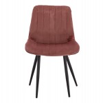 ΚΑΡΕΚΛΑ CHASE ΜΕ ΣΑΠΙΟ ΜΗΛΟ ΒΕΛΟΥΔΟ & ΜΑΥΡΟ ΜΕΤΑΛΛΙΚΟ ΣΚΕΛΕΤΟ HM8725.02 50x57x82Υ εκ.