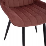 ΚΑΡΕΚΛΑ CHASE ΜΕ ΣΑΠΙΟ ΜΗΛΟ ΒΕΛΟΥΔΟ & ΜΑΥΡΟ ΜΕΤΑΛΛΙΚΟ ΣΚΕΛΕΤΟ HM8725.02 50x57x82Υ εκ.