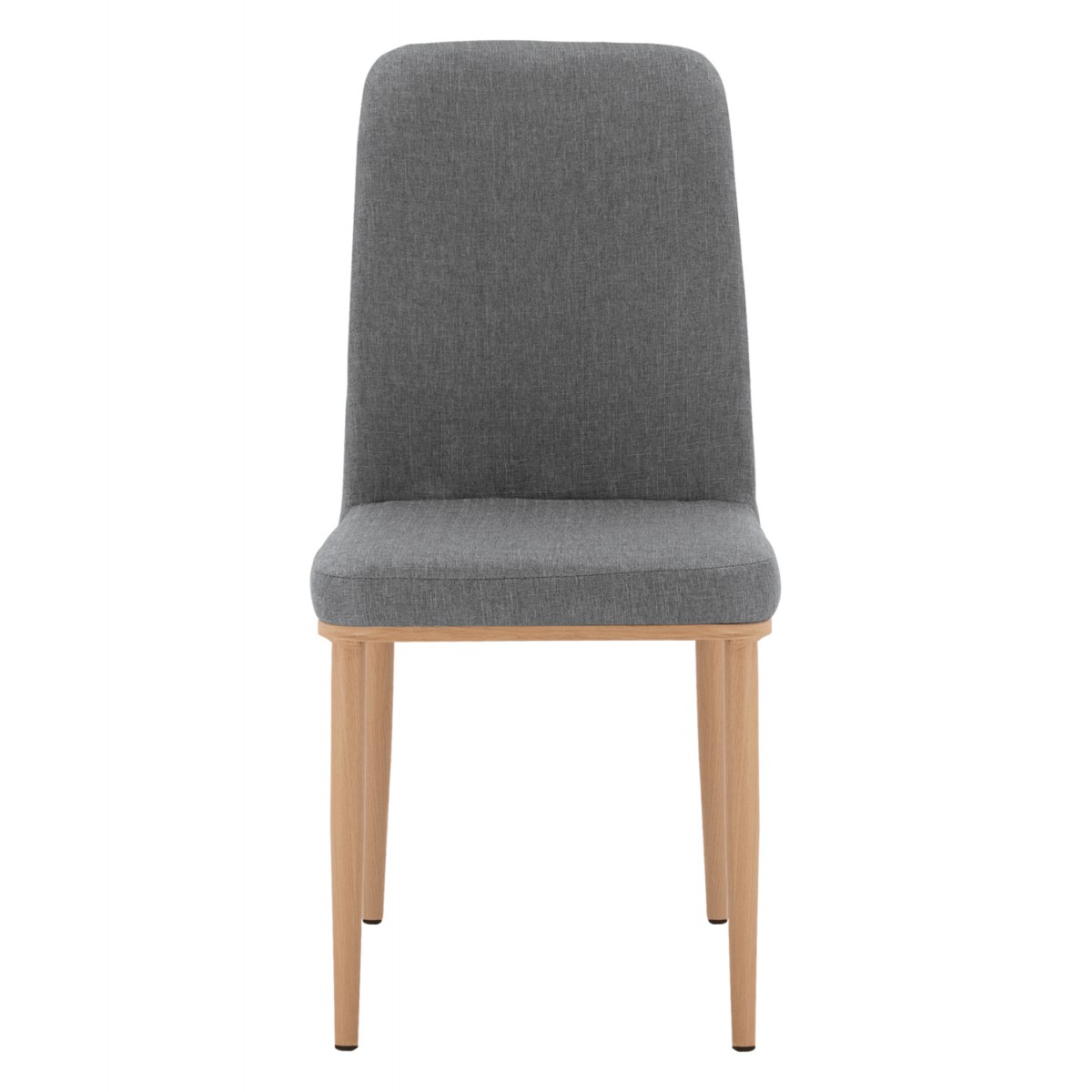 ΚΑΡΕΚΛΑ EILISH ΜΕ ΓΚΡΙ ΥΦΑΣΜΑ & ΜΕΤΑΛΛΙΚΟ ΣΚΕΛΕΤΟ HM8727.01 43X55X92