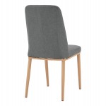 ΚΑΡΕΚΛΑ EILISH ΜΕ ΓΚΡΙ ΥΦΑΣΜΑ & ΜΕΤΑΛΛΙΚΟ ΣΚΕΛΕΤΟ HM8727.01 43X55X92