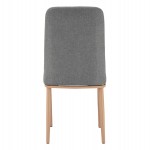 ΚΑΡΕΚΛΑ EILISH ΜΕ ΓΚΡΙ ΥΦΑΣΜΑ & ΜΕΤΑΛΛΙΚΟ ΣΚΕΛΕΤΟ HM8727.01 43X55X92