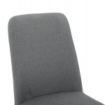 ΚΑΡΕΚΛΑ EILISH ΜΕ ΓΚΡΙ ΥΦΑΣΜΑ & ΜΕΤΑΛΛΙΚΟ ΣΚΕΛΕΤΟ HM8727.01 43X55X92