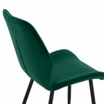 ΚΑΡΕΚΛΑ KLAY ΜΕ ΚΥΠΑΡΙΣΣΙ ΒΕΛΟΥΔΟ & ΜΑΥΡΟ ΜΕΤΑΛΛΙΚΟ ΣΚΕΛΕΤΟ HM8730.03 49X62,5X87 εκ.