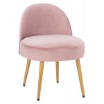 ΣΚΑΜΠΟ ΜΕ ΠΛΑΤΗ YASMINE ΑΠΟ ΣΑΠΙΟ ΜΗΛΟ ΒΕΛΟΥΔΟ & ΧΡΥΣΑ ΠΟΔΙΑ HM8395.12 47x43x65Υ εκ.