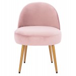 ΣΚΑΜΠΟ ΜΕ ΠΛΑΤΗ YASMINE ΑΠΟ ΣΑΠΙΟ ΜΗΛΟ ΒΕΛΟΥΔΟ & ΧΡΥΣΑ ΠΟΔΙΑ HM8395.12 47x43x65Υ εκ.