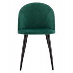 ΚΑΡΕΚΛΑ ODED ΜΕ ΜΕΤΑΛΛΙΚΑ ΜΑΥΡΑ ΠΟΔΙΑ & ΒΕΛΟΥΔΟ ΚΥΠΑΡΙΣΣΙ HM8731.03 49x57x79Υ εκ.