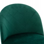 ΚΑΡΕΚΛΑ ODED ΜΕ ΜΕΤΑΛΛΙΚΑ ΜΑΥΡΑ ΠΟΔΙΑ & ΒΕΛΟΥΔΟ ΚΥΠΑΡΙΣΣΙ HM8731.03 49x57x79Υ εκ.