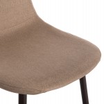 ΚΑΡΕΚΛΑ LEONARDO HM00100.07 ΥΦΑΣΜΑ ΜΠΕΖ ΚΑΙ ΚΑΦΕ ΜΕΤΑΛΛΙΚΑ ΠΟΔΙΑ 45x48x89.5Υεκ.