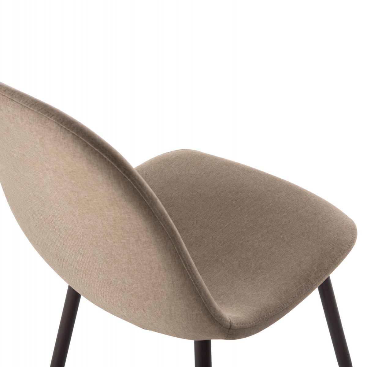 ΚΑΡΕΚΛΑ LEONARDO HM00100.07 ΥΦΑΣΜΑ ΜΠΕΖ ΚΑΙ ΚΑΦΕ ΜΕΤΑΛΛΙΚΑ ΠΟΔΙΑ 45x48x89.5Υεκ.