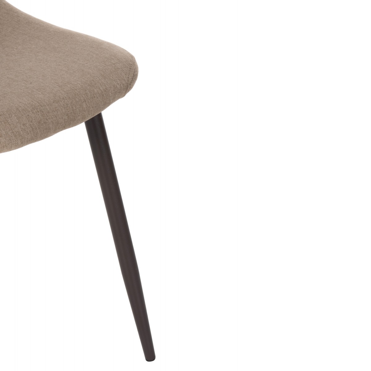 ΚΑΡΕΚΛΑ LEONARDO HM00100.07 ΥΦΑΣΜΑ ΜΠΕΖ ΚΑΙ ΚΑΦΕ ΜΕΤΑΛΛΙΚΑ ΠΟΔΙΑ 45x48x89.5Υεκ.