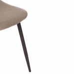 ΚΑΡΕΚΛΑ LEONARDO HM00100.07 ΥΦΑΣΜΑ ΜΠΕΖ ΚΑΙ ΚΑΦΕ ΜΕΤΑΛΛΙΚΑ ΠΟΔΙΑ 45x48x89.5Υεκ.