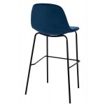 ΣΚΑΜΠΟ VINCENT ΒΕΛΟΥΔΟ ΜΠΛΕ ΚΑΙ ΜΕΤΑΛΛΙΚΟ ΣΚΕΛΕΤΟ HM8579.18 56,5x47x106 εκ.