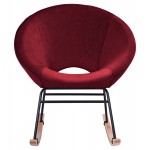 ΠΟΛΥΘΡΟΝΑ ΚΟΥΝΙΣΤΗ PAULINA HM8399.06 ΚΟΚΚΙΝΟ ΒΟΥΡΓΟΥΝΔΙΑΣ ΒΕΛΟΥΔΟ 76X86X76Υ εκ.