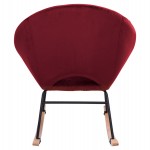 ΠΟΛΥΘΡΟΝΑ ΚΟΥΝΙΣΤΗ PAULINA HM8399.06 ΚΟΚΚΙΝΟ ΒΟΥΡΓΟΥΝΔΙΑΣ ΒΕΛΟΥΔΟ 76X86X76Υ εκ.