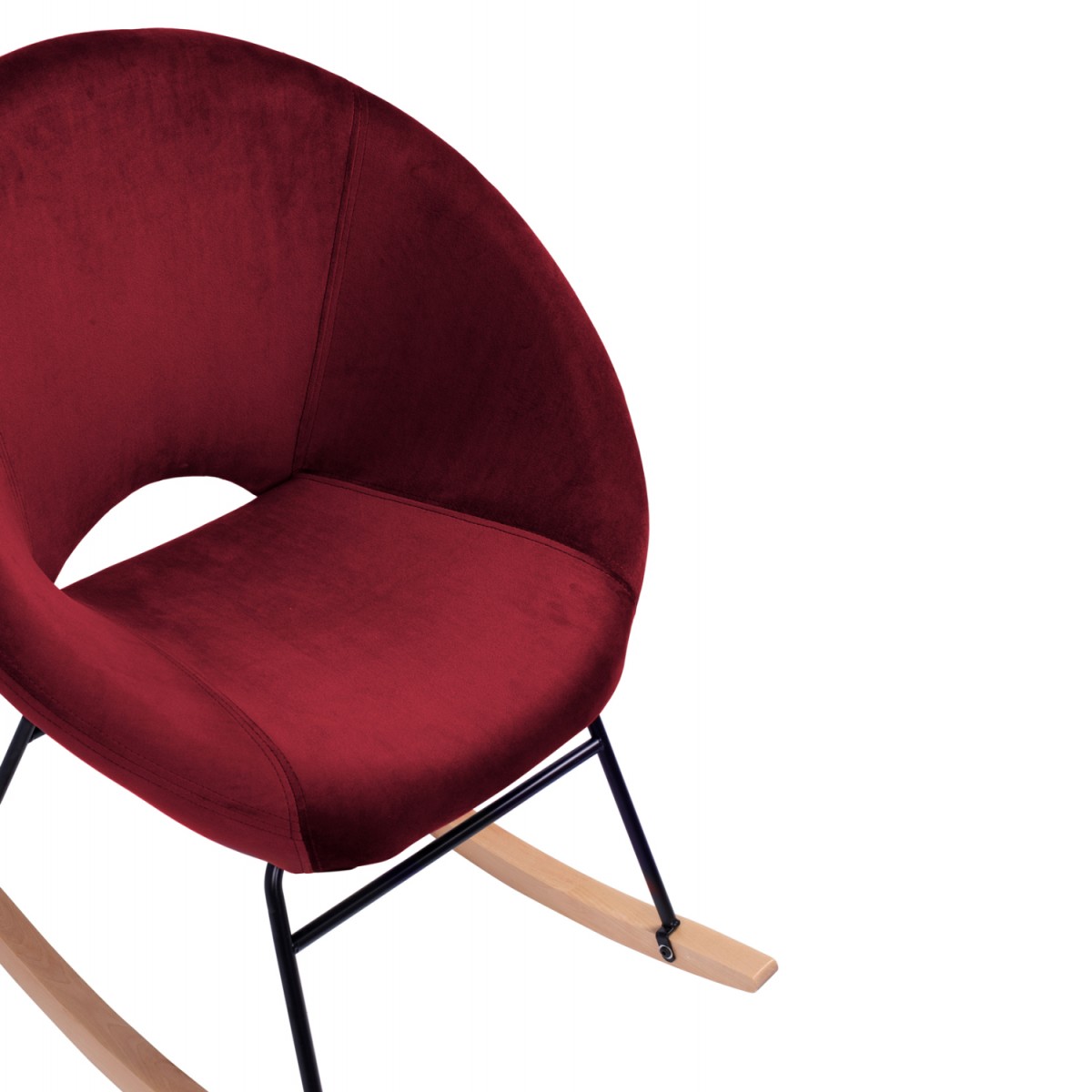 ΠΟΛΥΘΡΟΝΑ ΚΟΥΝΙΣΤΗ PAULINA HM8399.06 ΚΟΚΚΙΝΟ ΒΟΥΡΓΟΥΝΔΙΑΣ ΒΕΛΟΥΔΟ 76X86X76Υ εκ.