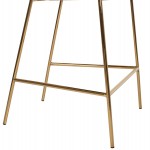 ΣΚΑΜΠΟ ΜΠΑΡ HM8734.04 ΒΕΛΟΥΔΟ ΜΑΥΡΟ THEODORE ΧΡΥΣΟ ΜΕΤΑΛΛΙΚΟ ΣΚΕΛΕΤΟ 60x55x100Υεκ.