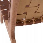 ΠΟΛΥΘΡΟΝΑ HM9326.01 FELIPE ΞΥΛΟ ΤΟΟΝ ΜΕ ΠΛΕΞΗ PU 67x70x75Y εκ.