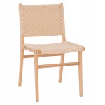 ΚΑΡΕΚΛΑ IGNACIO RUBBERWOOD ΣΧΟΙΝΙ ΦΥΣΙΚΟ HM9330.01 50X60X87Υεκ.