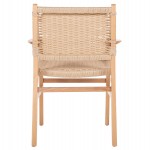 ΠΟΛΥΘΡΟΝΑ ΕΣΩΤ. ΧΩΡΟΥ HM9331.01 IGNACIO RUBBERWOOD-ΣΧΟΙΝΙ 61x56x83Υεκ.