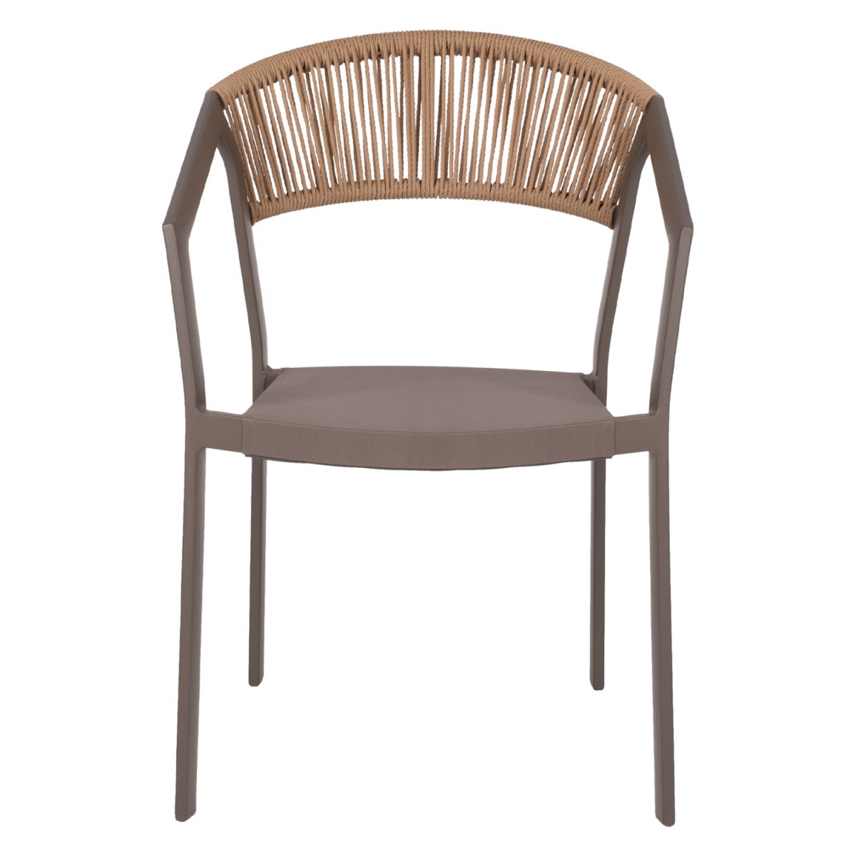 ΠΟΛΥΘΡΟΝΑ ΑΛΟΥΜΙΝΙΟΥ MIRI HM5891.03 ΣΑΜΠΑΝΙΖΕ ΣΚΕΛΕΤΟΣ&TEXTLINE- RATTAN 56x58x80.5Υ εκ.