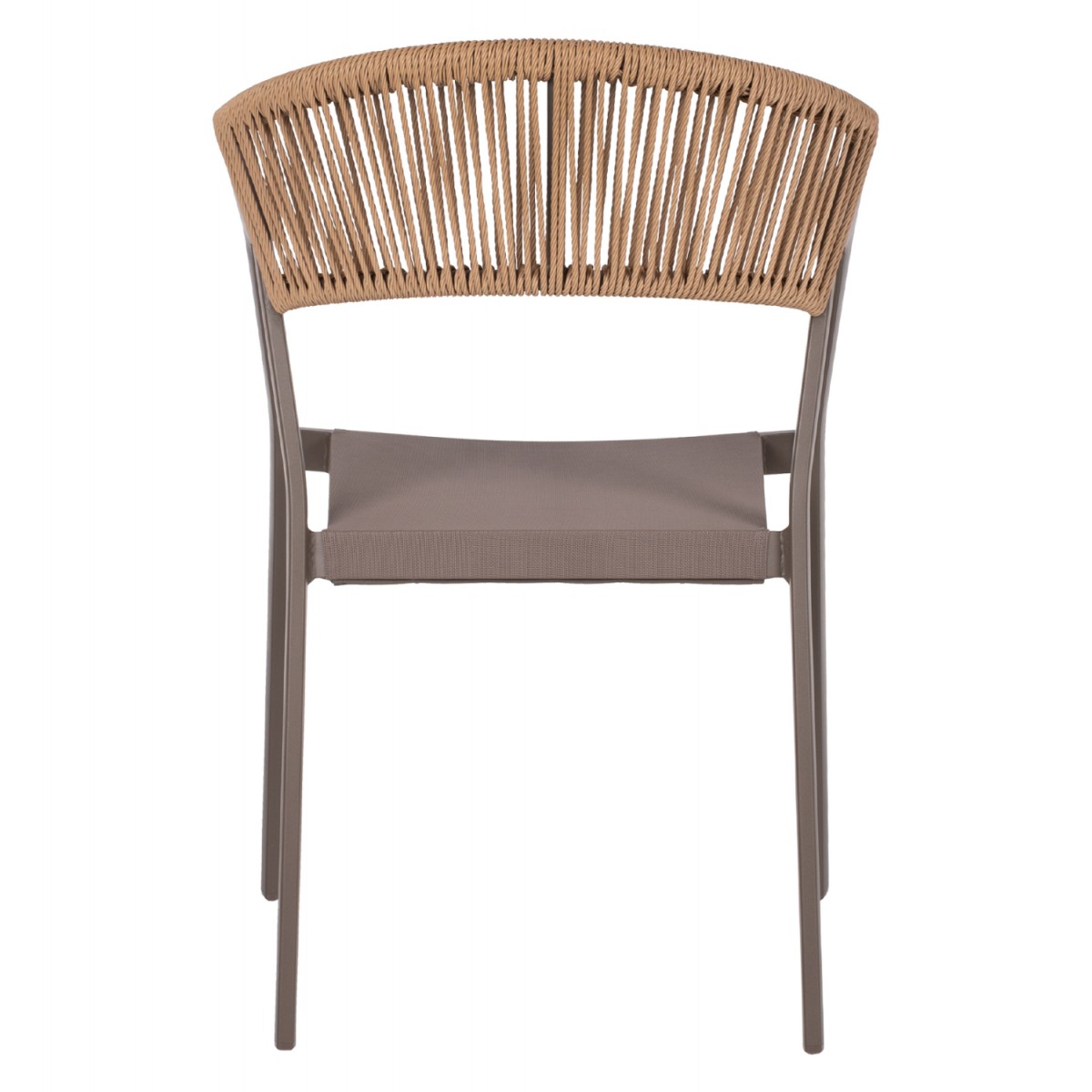 ΠΟΛΥΘΡΟΝΑ ΑΛΟΥΜΙΝΙΟΥ MIRI HM5891.03 ΣΑΜΠΑΝΙΖΕ ΣΚΕΛΕΤΟΣ&TEXTLINE- RATTAN 56x58x80.5Υ εκ.