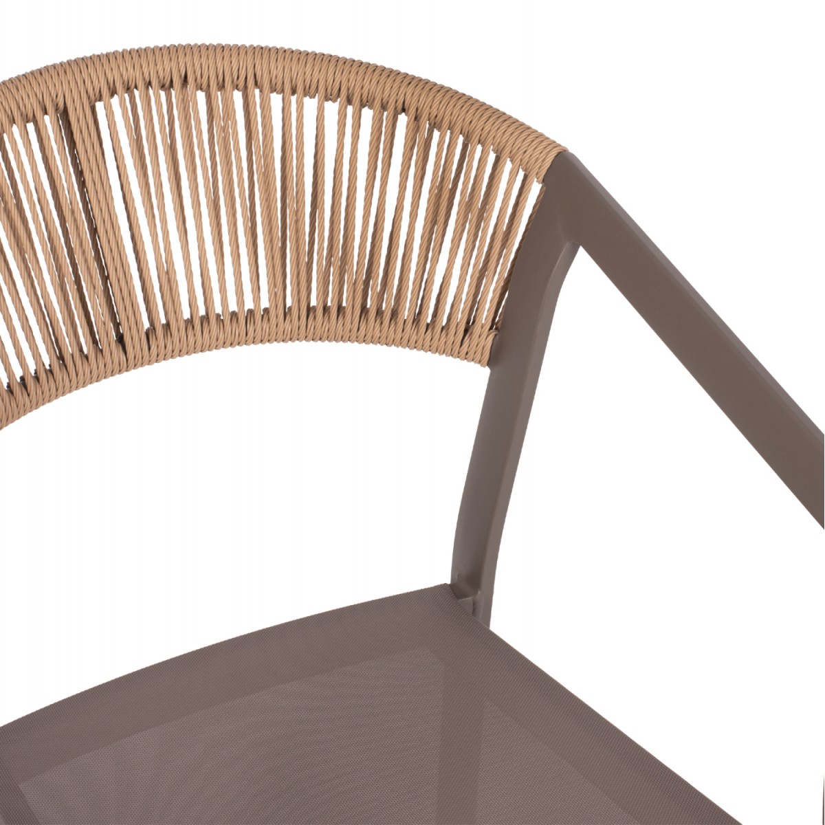 ΠΟΛΥΘΡΟΝΑ ΑΛΟΥΜΙΝΙΟΥ MIRI HM5891.03 ΣΑΜΠΑΝΙΖΕ ΣΚΕΛΕΤΟΣ&TEXTLINE- RATTAN 56x58x80.5Υ εκ.