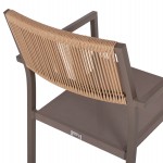 ΠΟΛΥΘΡΟΝΑ ΑΛΟΥΜΙΝΙΟΥ ΕΠΑΓΓΕΛΜΑΤΙΚΗ ΣΑΜΠΑΝΙΖΕ MIREN ME RATTAN ΠΛΑΤΗ HM5893.03 55,5x58,5x83 εκ.