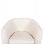 ΠΟΛΥΘΡΟΝΑ DOPER HM9590.06 ΜΠΟΥΚΛΕ ΥΦΑΣΜΑ ΛΕΥΚΟ-ΓΚΡΙ 68x72x76Υ εκ.