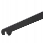 ΠΟΛΥΘΡΟΝΑ ΠΕΡΙΣΤΡΕΦΟΜΕΝΗ BRYNN HM9594.02 ΡΟΖ ΜΠΟΥΚΛΕ-ΜΑΥΡΗ ΜΕΤΑΛ. ΒΑΣΗ 88x76x88Υεκ