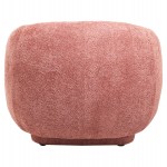 ΠΟΛΥΘΡΟΝΑ KARPEN HM9600.02 ΡΟΖ ΜΠΟΥΚΛΕ ΥΦΑΣΜΑ 93x87x78Υ εκ.