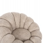 ΠΟΛΥΘΡΟΝΑ ΠΕΡΙΣΤΡΕΦΟΜΕΝΗ GRYMM HM9601.08 ΜΠΕΖ-ΚΑΦΕ ΜΠΟΥΚΛΕ-ΜΑΥΡΗ ΜΕΤΑΛ.ΒΑΣΗ 90x93x65Υεκ