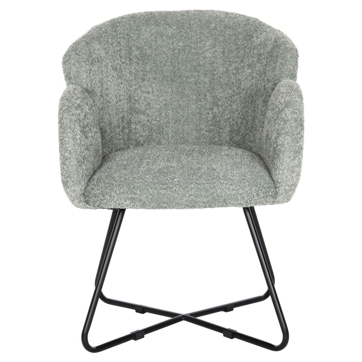 ΠΟΛΥΘΡΟΝΑ HARNIS HM9603.05 ΦΥΣΤΙΚΙ ΜΠΟΥΚΛΕ-ΜΑΥΡΑ ΜΕΤΑΛ.ΠΟΔΙΑ ΧΙΑΣΤΙ 59,5x64x77Υεκ