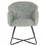 ΠΟΛΥΘΡΟΝΑ HARNIS HM9603.05 ΦΥΣΤΙΚΙ ΜΠΟΥΚΛΕ-ΜΑΥΡΑ ΜΕΤΑΛ.ΠΟΔΙΑ ΧΙΑΣΤΙ 59,5x64x77Υεκ