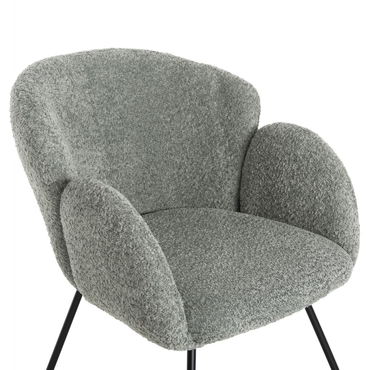 ΠΟΛΥΘΡΟΝΑ HARNIS HM9603.05 ΦΥΣΤΙΚΙ ΜΠΟΥΚΛΕ-ΜΑΥΡΑ ΜΕΤΑΛ.ΠΟΔΙΑ ΧΙΑΣΤΙ 59,5x64x77Υεκ