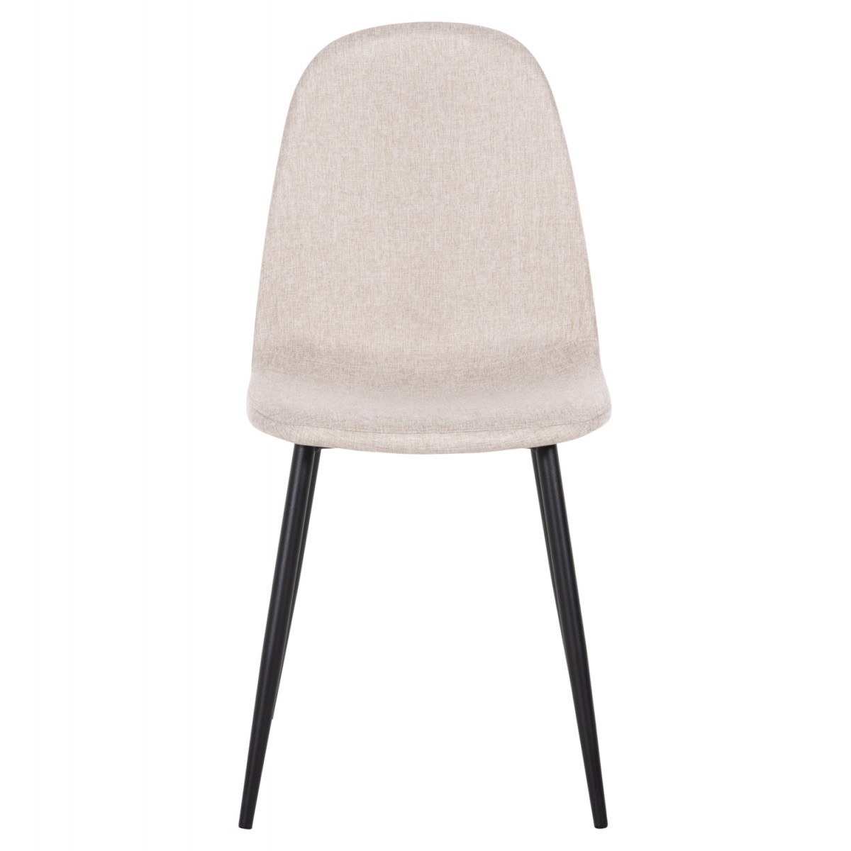 ΚΑΡΕΚΛΑ LEONARDO HM00100.27 ΥΦΑΣΜΑ ΜΠΕΖ & ΜΑΥΡΑ ΜΕΤΑΛ. ΠΟΔΙΑ 42x49,5x89Υεκ.