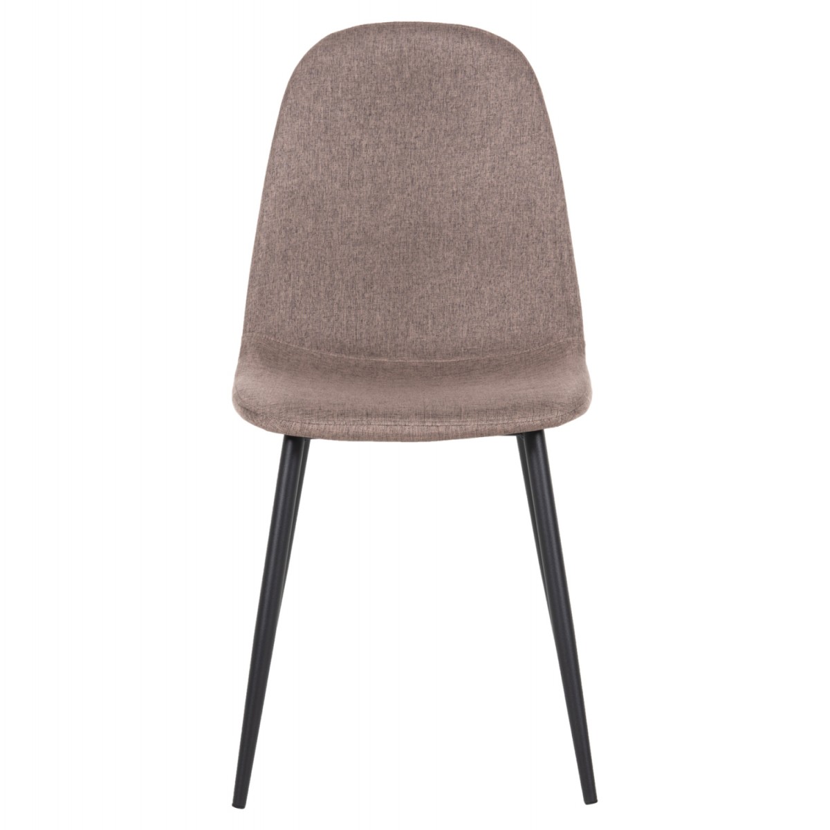 ΚΑΡΕΚΛΑ LEONARDO HM00100.28 ΥΦΑΣΜΑ ΣΚΟΥΡΟ ΜΠΕΖ & ΜΑΥΡΑ ΜΕΤΑΛ. ΠΟΔΙΑ 42x49,5x89Υεκ.