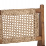 ΚΑΡΕΚΛΑ LOUNGE LUKILLA HM9913 ΞΥΛΟ TEAK ΣΕ ΦΥΣΙΚΟ--ΣΥΝΘ.ΣΧΟΙΝΙ ΜΠΕΖ 55,5x74x65Υεκ.