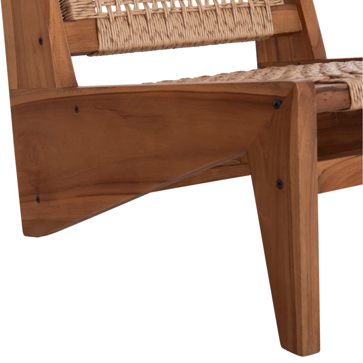 ΚΑΡΕΚΛΑ LOUNGE LUKILLA HM9913 ΞΥΛΟ TEAK ΣΕ ΦΥΣΙΚΟ--ΣΥΝΘ.ΣΧΟΙΝΙ ΜΠΕΖ 55,5x74x65Υεκ.