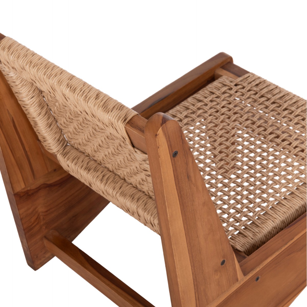 ΚΑΡΕΚΛΑ LOUNGE LUKILLA HM9913 ΞΥΛΟ TEAK ΣΕ ΦΥΣΙΚΟ--ΣΥΝΘ.ΣΧΟΙΝΙ ΜΠΕΖ 55,5x74x65Υεκ.
