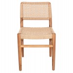 ΚΑΡΕΚΛΑ ROSCO HM6133 ΞΥΛΟ ΤΕΑΚ ΦΥΣΙΚΟ-ΣΧΟΙΝΙ VIRO ΜΠΕΖ 46x55x79Υεκ.